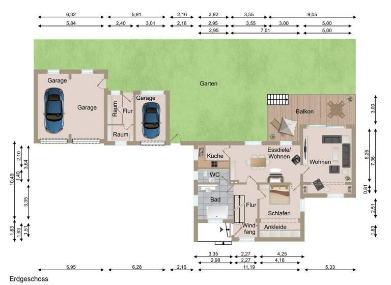 Einfamilienhaus zum Kauf 349.000 € 5 Zimmer 224,2 m² 1.155 m² Grundstück Tengern Hüllhorst 32609