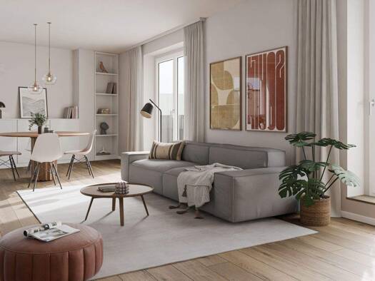 Wohnung zum Kauf - Neubau provisionsfrei 649.000 € 3 Zimmer 75,4 m² 5. Geschoss Billhorner Kanalstraße 52-66 Rothenburgsort Hamburg 20539