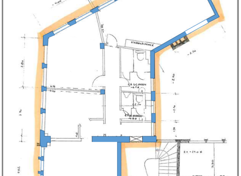 Bürofläche zur Miete provisionsfrei 9,50 € 4 Zimmer 120 m² Bürofläche Rosental 1 Mitte Dortmund 44135