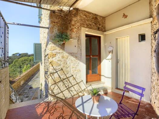 Bauernhaus zum Kauf 365.000 € 4 Zimmer 120 m² 100 m² Grundstück Meerblick Casale Marittimo 56040