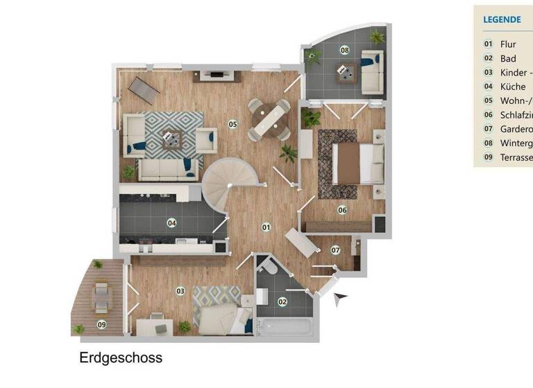 Wohnung zum Kauf 335.000 € 4 Zimmer 103 m² Bad Schwartau 23611