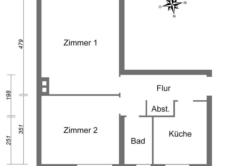Wohnung zum Kauf 239.000 € 2 Zimmer 49,5 m² 2. Geschoss Gesundbrunnen Berlin 13347