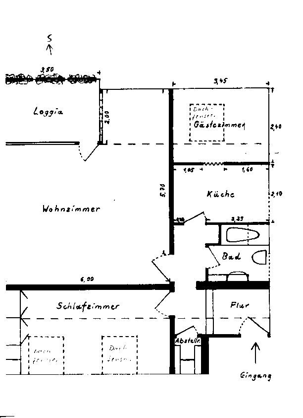 Wohnung zur Miete 580 € 3 Zimmer 72 m²<br/>Wohnfläche 2.<br/>Geschoss ab sofort<br/>Verfügbarkeit An der Ziegelei 46 Holsterhausen Herne 44625