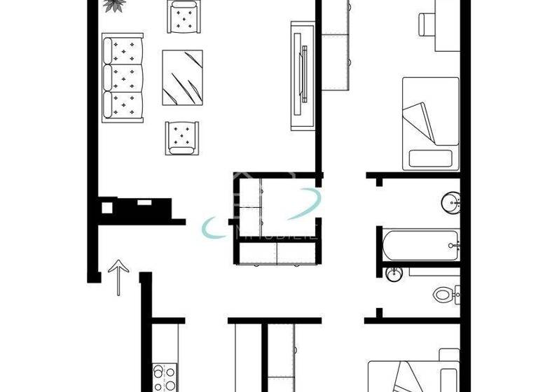 Wohnung zum Kauf 199.000 € 3 Zimmer 77 m² Backnang 71522