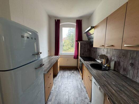 Wohnung zur Miete 255 € 2 Zimmer 44,5 m² 1. Geschoss Parkstraße 4 Leubnitz Werdau 08412