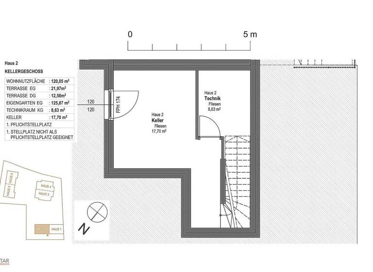 Doppelhaushälfte zum Kauf - Erstbezug 999.000 € 5 Zimmer 120,1 m² frei ab 01.04.2026 Klosterneuburg 3400