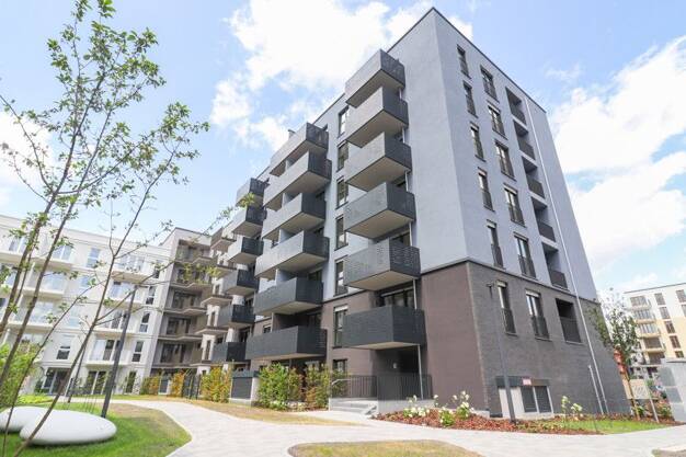 Wohnung zur Miete - Erstbezug 1.097 € 2 Zimmer 42,4 m² 4. Geschoss frei ab 01.08.2025 Karoline-Veith-Straße 35 Bockenheim Frankfurt-Bockenheim 60486