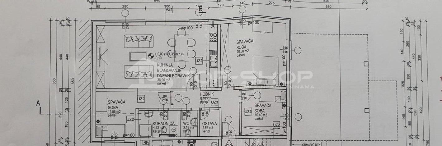 Wohnung zum Kauf 401.000 € 4 Zimmer 112 m²<br/>Wohnfläche Donja Dubrava center