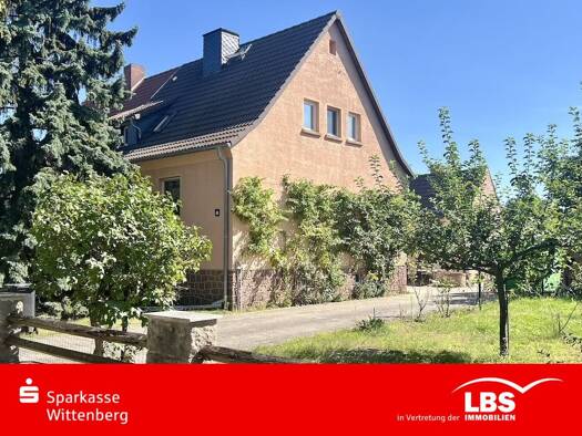 Doppelhaushälfte zum Kauf 115.000 € 4 Zimmer 90 m² 1.200 m² Grundstück frei ab sofort Radis Kemberg 06901