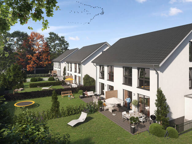 Doppelhaushälfte zum Kauf - Neubau provisionsfrei 473.900 € 6 Zimmer 170 m² 219 m² Grundstück Luisenstraße 18 Kenten Bergheim 50126