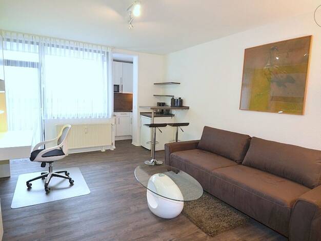 Studio zur Miete auf Zeit 760 € 1 Zimmer 27 m² frei ab 01.08.2026 Tullnau Nürnberg 90402