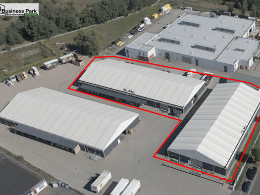 Halle/Industriefläche zur Miete provisionsfrei 3 € 2.900 m² Lagerfläche Hohenstücken Brandenburg an der Havel 14772