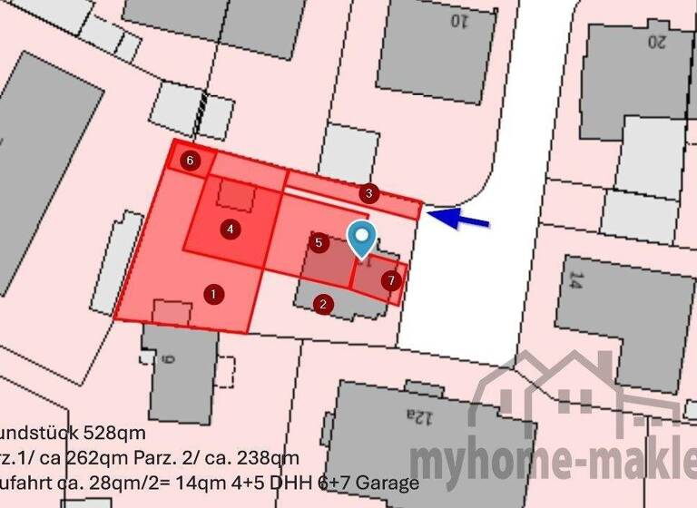 Grundstück zum Kauf 520.000 € 528 m² Grundstück Schweinau Nürnberg / Südwestliche Außenstadt 90441
