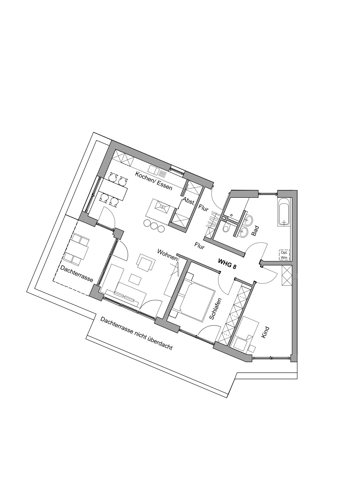 Penthouse zum Kauf provisionsfrei 640.000 € 3 Zimmer 102 m²<br/>Wohnfläche Grötzingen Aichtal / Grötzingen 72631