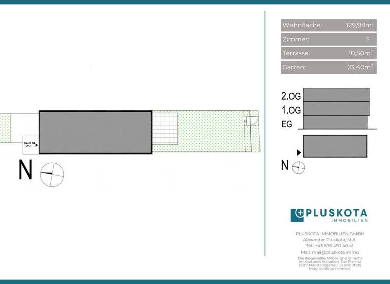 Reihenmittelhaus zum Kauf - Erstbezug provisionsfrei 751.000 € 5 Zimmer 130 m² Leopoldsdorf 2333