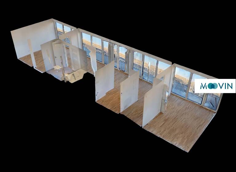 Wohnung zur Miete - Neubau 980 € 3 Zimmer 74,3 m²<br/>Wohnfläche Dachgeschoss, 5.<br/>Geschoss ab sofort<br/>Verfügbarkeit Dreilindenstraße 10 Altlindenau Leipzig 04177