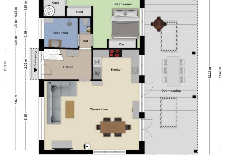 Haus zum Kauf 975.000 € 4 Zimmer 136 m² 1.275 m² Grundstück erasmusweg 5 lepelstraat 4664 PA