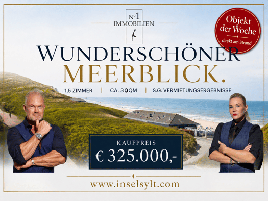 Wohnung zum Kauf 325.000 € 2 Zimmer 27 m² 4 Geschosse frei ab sofort Westerland Sylt 25980