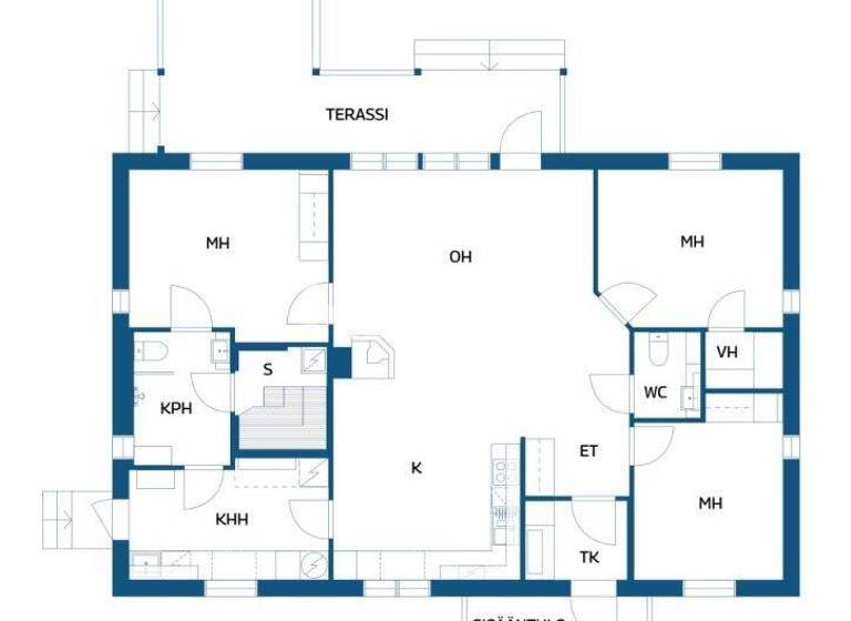 Einfamilienhaus zum Kauf 233.000 € 4 Zimmer 114 m² 9.880 m² Grundstück Salmolantie 40 B Tervo 72210