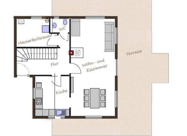 Einfamilienhaus zur Miete 3 Zimmer 120 m² frei ab sofort Oberdigisheim Meßstetten 72469