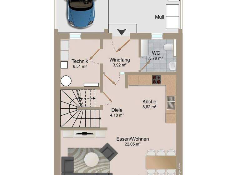 Reihenmittelhaus zum Kauf - Erstbezug provisionsfrei 4 Zimmer 110 m² 190 m² Grundstück frei ab sofort Straubing 94315