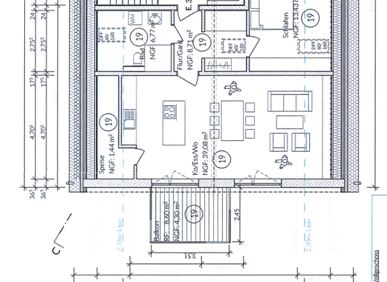 Wohnung zum Kauf provisionsfrei 385.000 € 2 Zimmer 73,7 m² Geschoss 2/3 Bad Füssing 94072