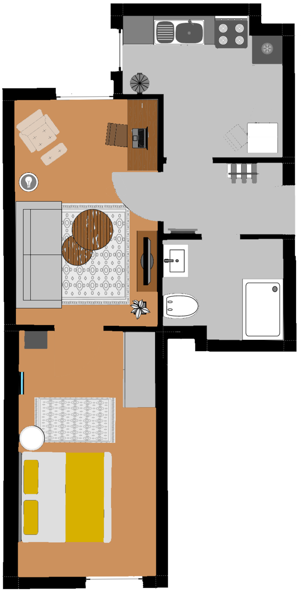 Wohnung zur Miete Wohnen auf Zeit 1.690 € 2 Zimmer 42 m²<br/>Wohnfläche 11.12.2024<br/>Verfügbarkeit Peter-Henlein-Straße Galgenhof Nürnberg 90459