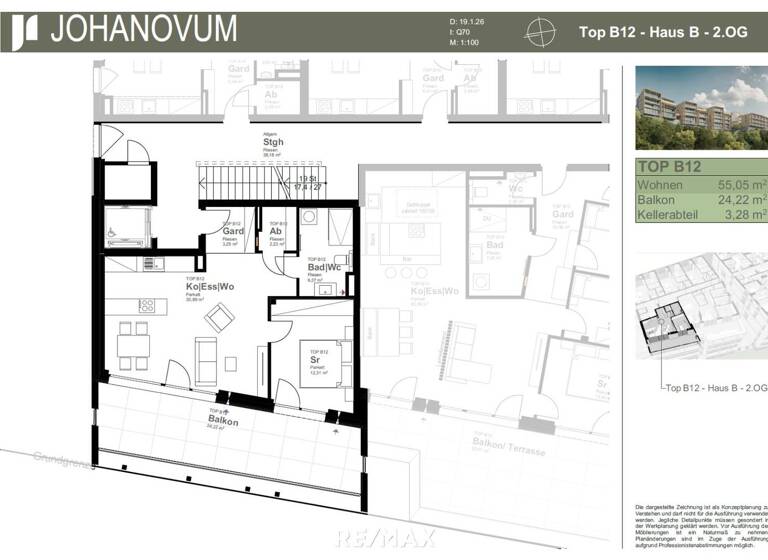 Wohnung zum Kauf - Erstbezug 435.800 € 2 Zimmer 55,1 m² St. Johann im Pongau 5600