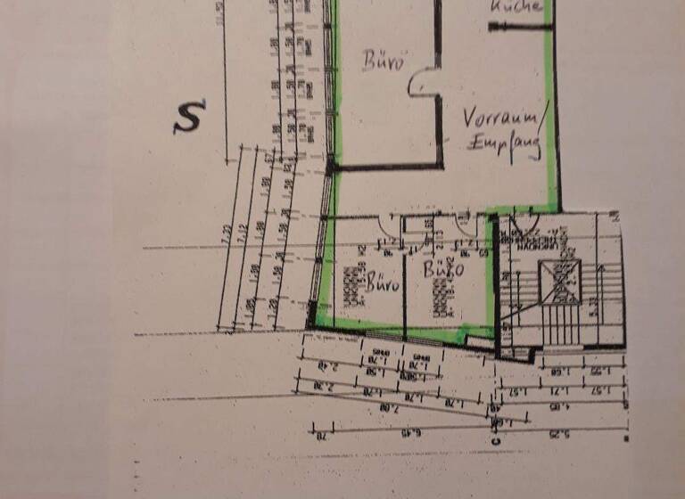 Bürofläche zur Miete 11 € 5 Zimmer 157 m² Bürofläche Altstadt Bremen 28195
