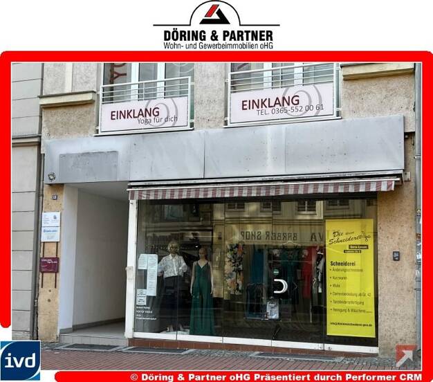 Laden zur Miete 1.400 € 144 m² Verkaufsfläche Innenstadt Gera 07545