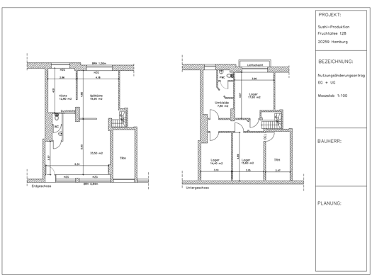 Grundstück zur Miete provisionsfrei 1.500 € 140 m² Grundstück frei ab sofort Eimsbüttel Hamburg 20259