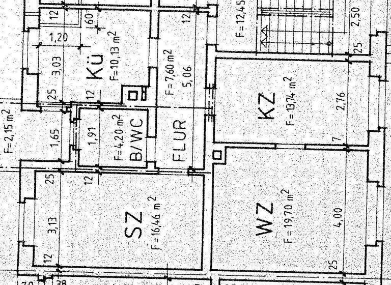 Wohnung zur Miete 310 € 3 Zimmer 71 m² 1. Geschoss Dobenaustraße 115 Stadtmitte Plauen 08523