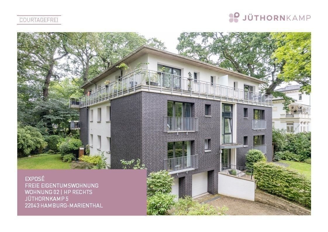 Terrassenwohnung zum Kauf provisionsfrei 645.000 € 4 Zimmer 107,5 m²<br/>Wohnfläche EG<br/>Geschoss ab sofort<br/>Verfügbarkeit Jüthornkamp 5 Marienthal Hamburg 22043