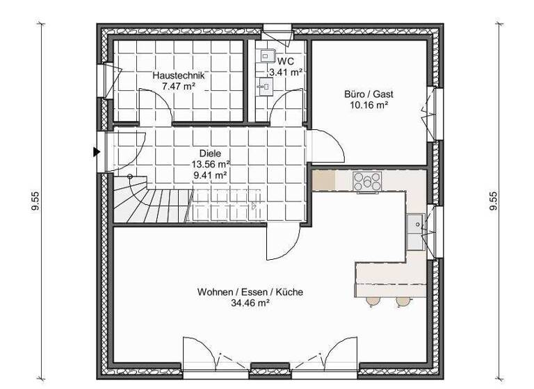Einfamilienhaus zum Kauf 586.730 € 5 Zimmer 112 m² 597 m² Grundstück Großhansdorf 22927