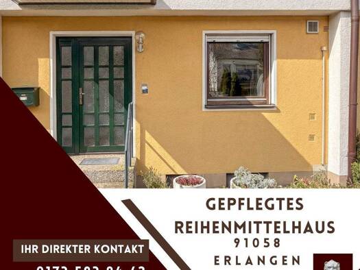 Reihenmittelhaus zum Kauf 499.000 € 6 Zimmer 164 m² 188 m² Grundstück Eltersdorf Erlangen 91058