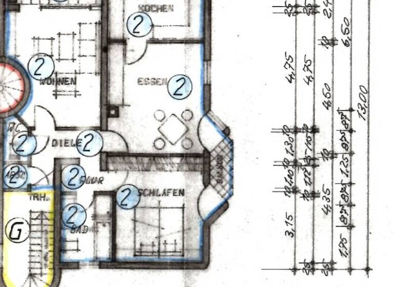 Wohnung zum Kauf 258.000 € 2,5 Zimmer 80 m² 1. Geschoss frei ab sofort Niederschopfheim Hohberg 77749