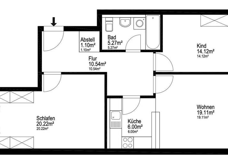 Wohnung zum Kauf 590.000 € 3 Zimmer 76 m² Germering 82110