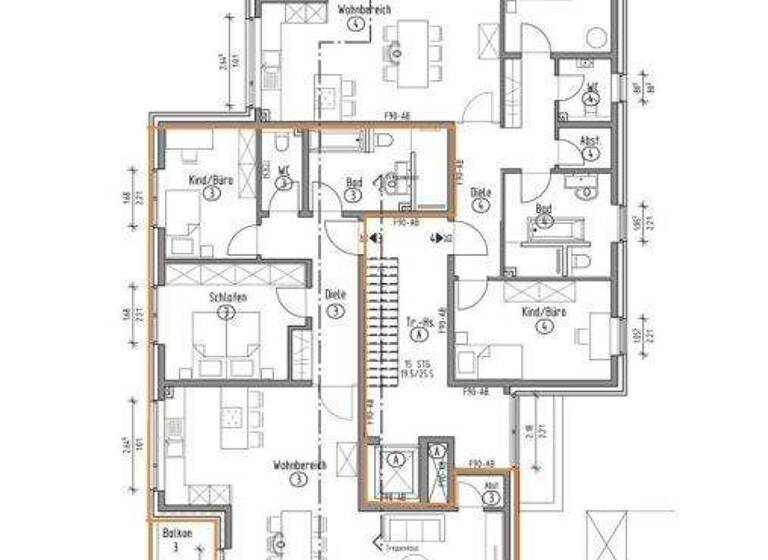 Wohnung zur Miete 1.150 € 3 Zimmer 105 m² 1. Geschoss frei ab 01.05.2026 Bocholt 46399