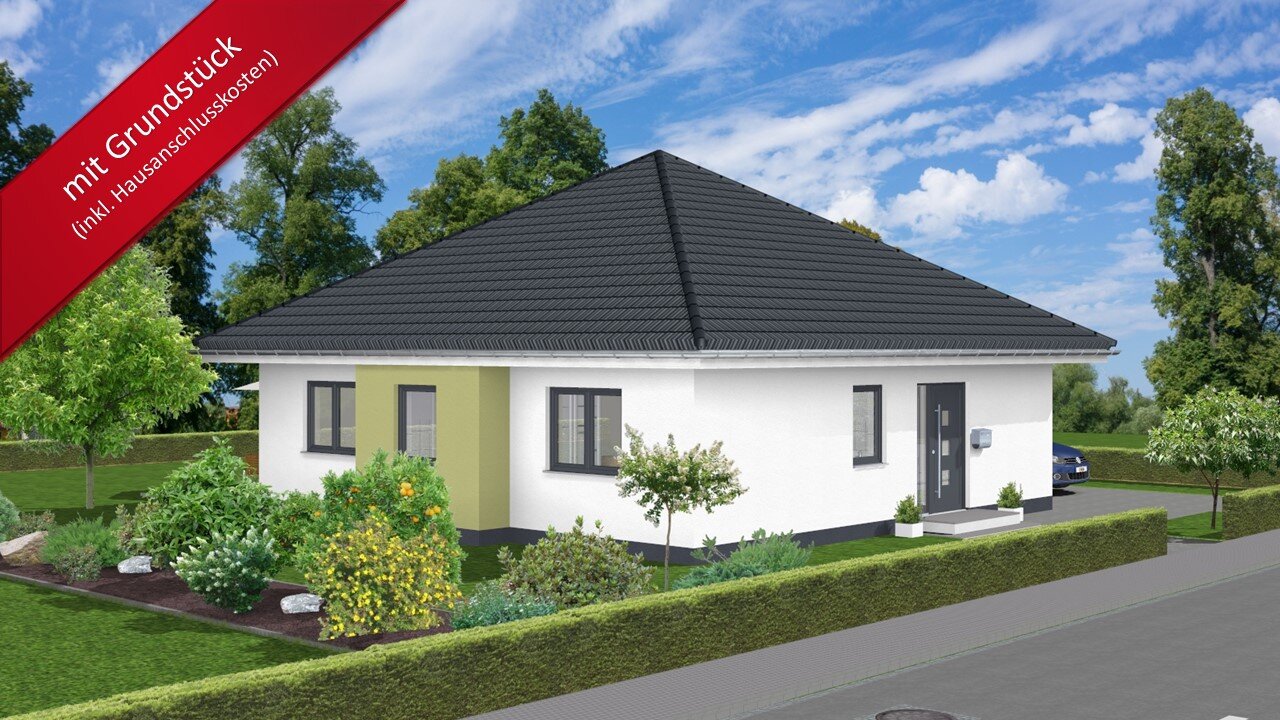 Bungalow zum Kauf provisionsfrei 334.720 € 3 Zimmer 82,6 m²<br/>Wohnfläche 830 m²<br/>Grundstück Röblingen am See Seegebiet Mansfelder Land 06317