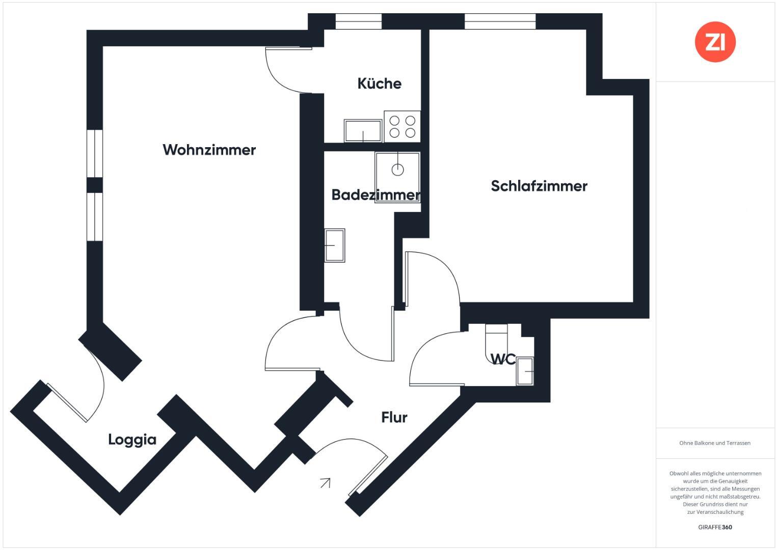 Wohnung zum Kauf 249.000 € 2 Zimmer EG<br/>Geschoss Waldhofweg 1 Koppl 5321