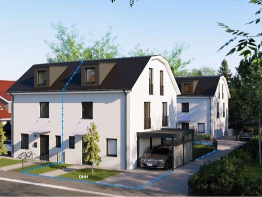 Doppelhaushälfte zum Kauf 1.198.000 € 6 Zimmer 151 m² 203 m² Grundstück Riemerling Hohenbrunn 85521
