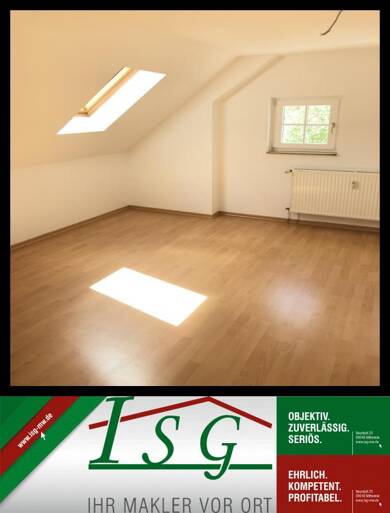 Wohnung zur Miete 250 € 2 Zimmer 42 m² Dachgeschoss, 2. Geschoss frei ab sofort Schönborn-Dreiwerden Rossau/ OT Schönborn-Dreiwerden 09661