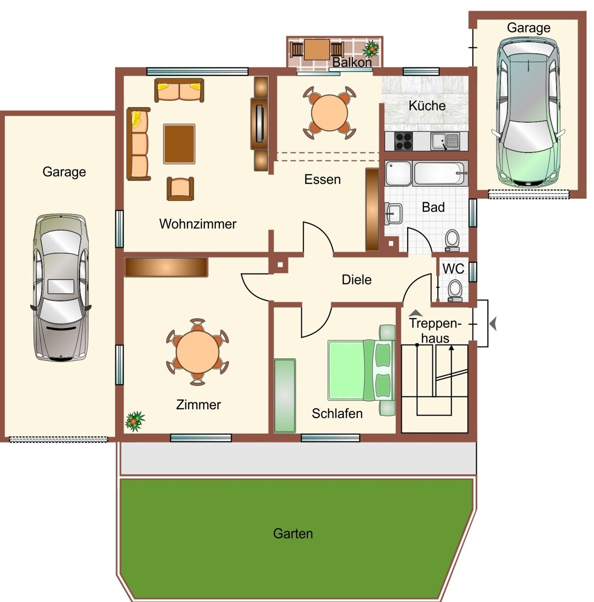 Wohnung zum Kauf 325.000 € 4 Zimmer 94 m²<br/>Wohnfläche 1.<br/>Geschoss Herdweg Böblingen 71032