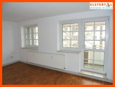 Wohnung zur Miete nur mit Wohnberechtigungsschein 360 € 3 Zimmer 80 m² 2. Geschoss Birkenhof 5 Gerhart-Hauptmann-Straße / Dehmelstraße Gera 07546