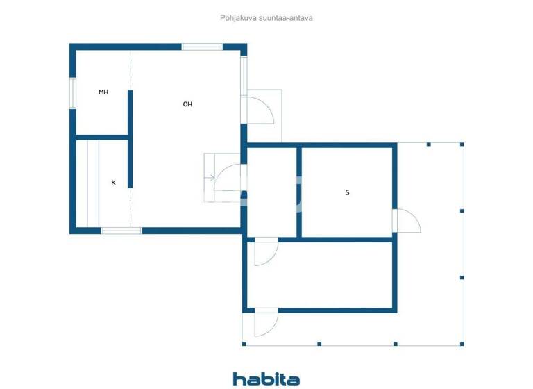Villa zum Kauf 108.000 € 3 Zimmer 44,8 m² 5.100 m² Grundstück Kaikuniementie 19 Joensuu 81295