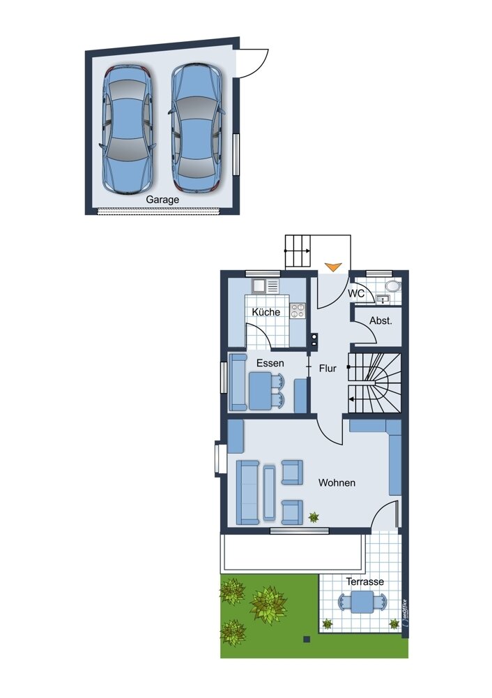 Doppelhaushälfte zum Kauf 685.000 € 6 Zimmer 125 m²<br/>Wohnfläche 345 m²<br/>Grundstück Friedrichshafen - Nord 4 Friedrichshafen 88046