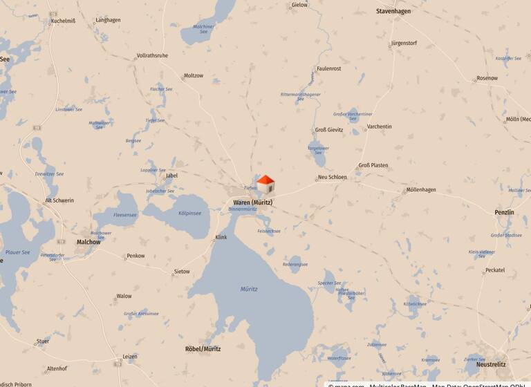 Mehrfamilienhaus zum Kauf als Kapitalanlage geeignet 1.250.000 € 880 m² 1.868 m² Grundstück Waren Waren (Müritz) 17192