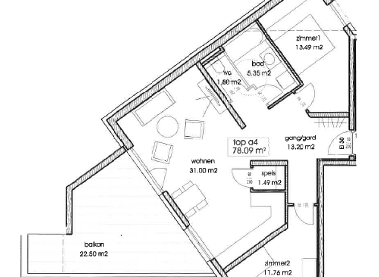 Wohnung zur Miete 1.490 € 3 Zimmer 80 m² 1. Geschoss frei ab 01.05.2026 Vomp 6134