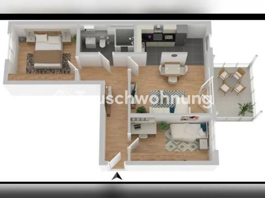 Wohnung zur Miete Tauschwohnung 800 € 3 Zimmer 72 m² Ruhlsdorf Teltow 14513