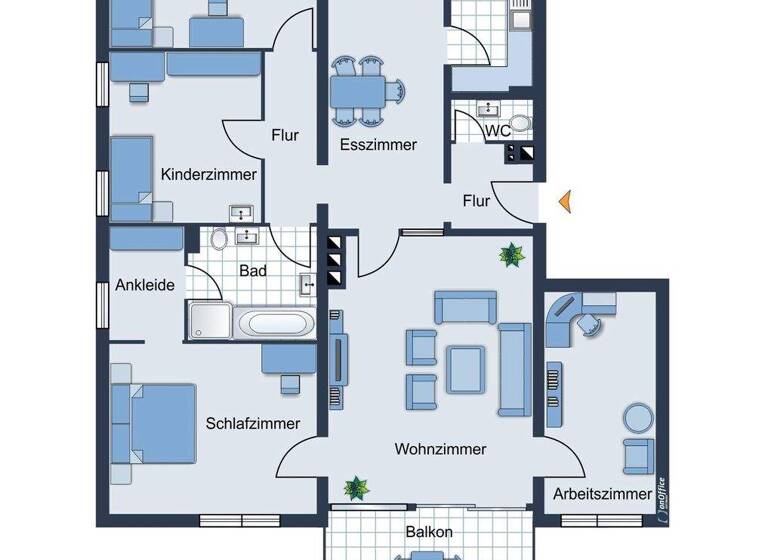 Wohnung zum Kauf 900.000 € 5 Zimmer 130 m² 1. Geschoss Pasing-Obermenzing München 81245